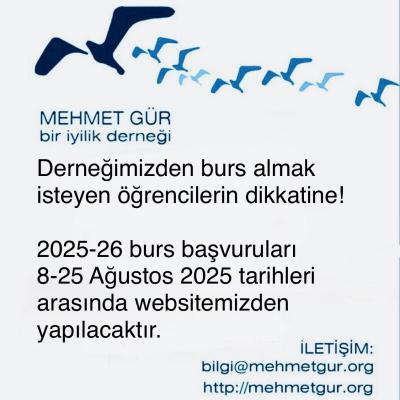 2025-26 Burs Duyurusu