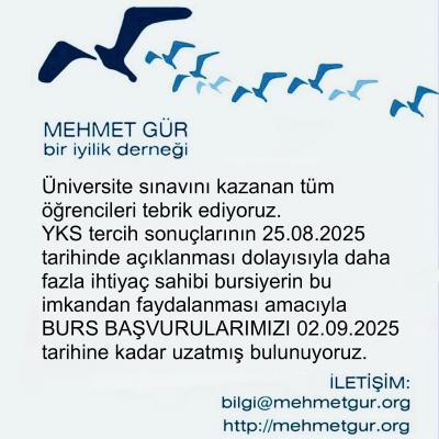2025-26 Burs Duyurusu